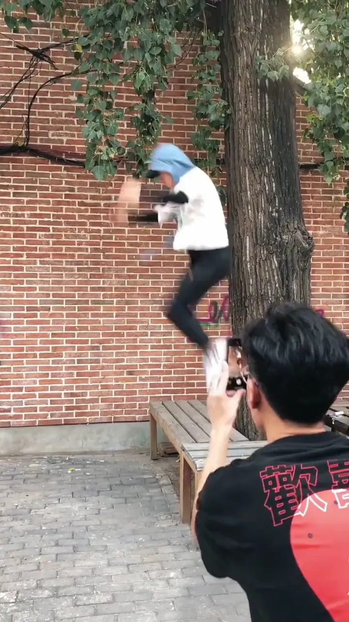 Clever perspective trick that plays with scale making things look giant or tiny