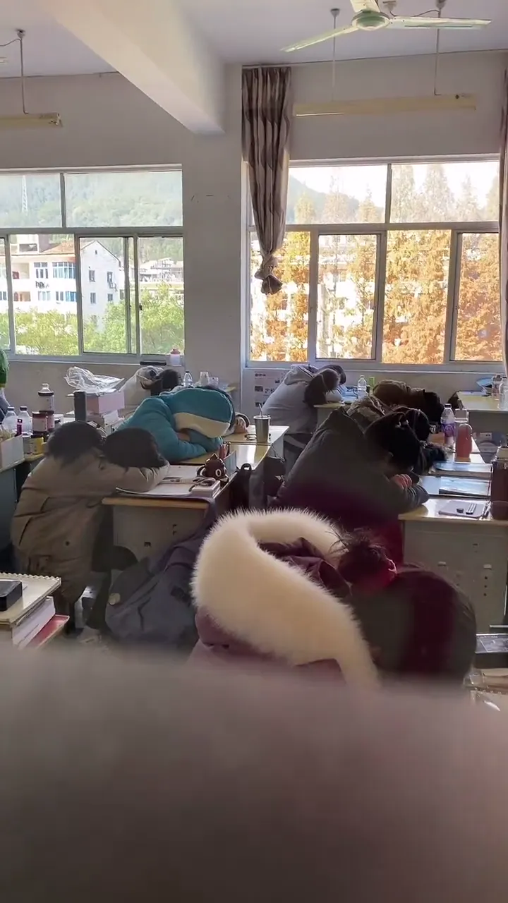Teacher and students bonding over an unexpected funny incident